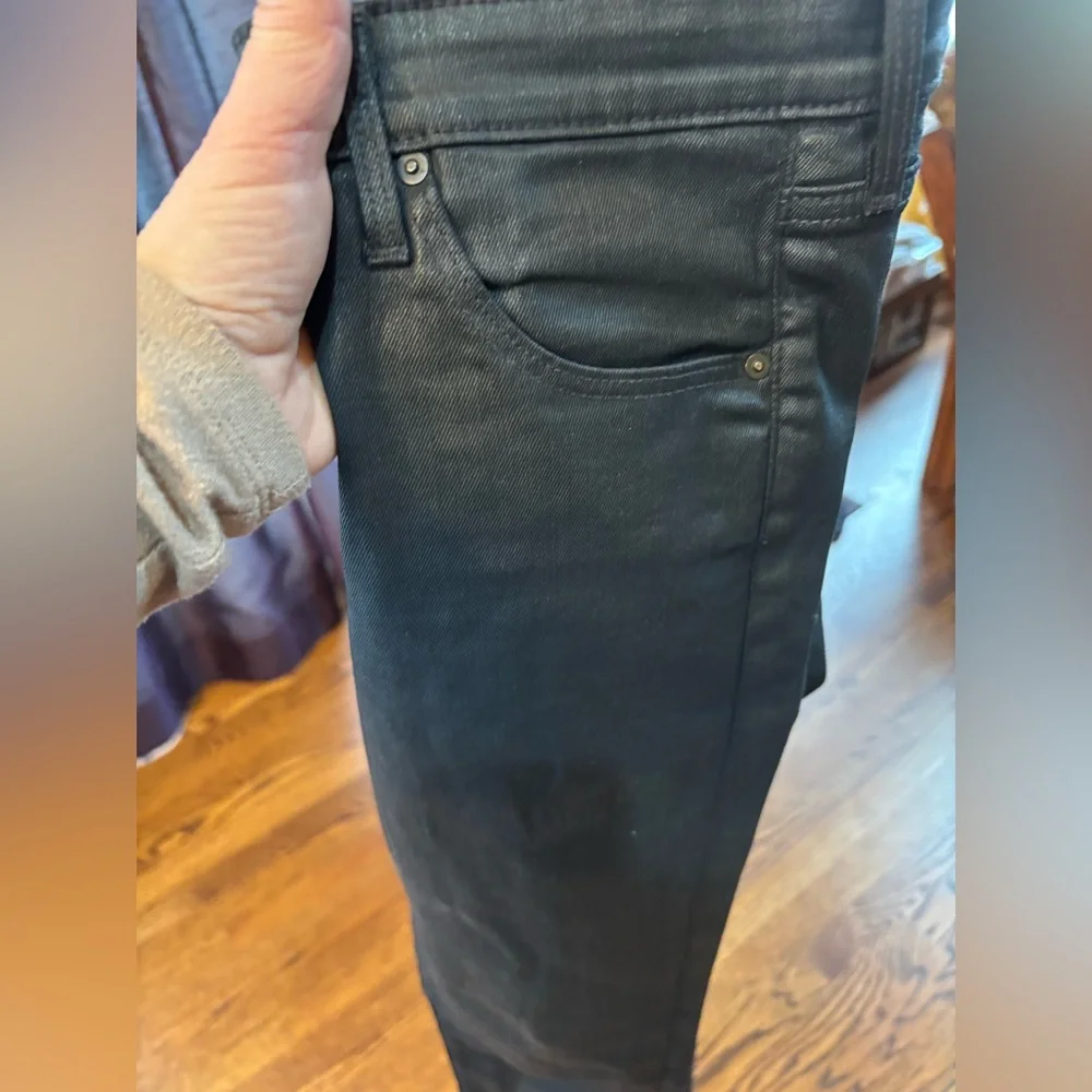 Adriano Goldsmied absolute leggings. Black coated skinny jeans. - Picture 10 of 10